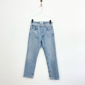 Agolde Ripley Mid Rise Straight Jeans